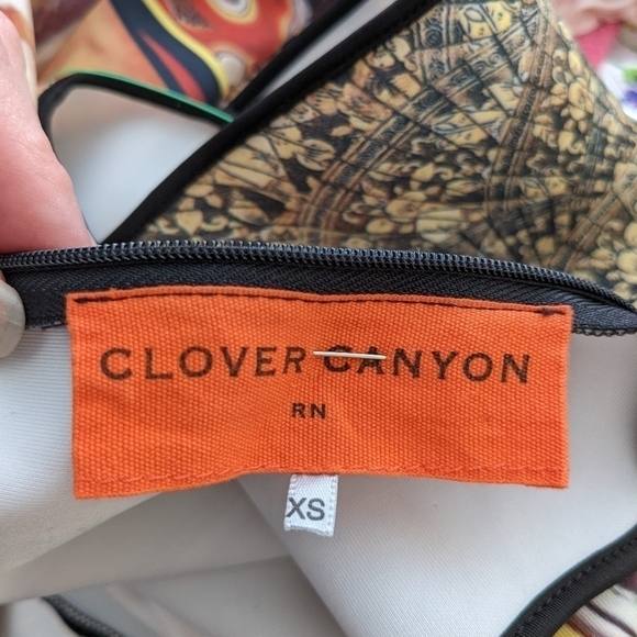 Clover CANYON Bodycon Printed Dress Xs - Picture 8 of 16